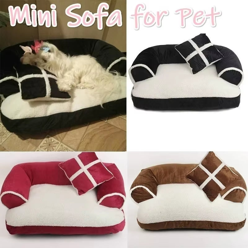 Double-Cushion Dog Bed/Sofa 