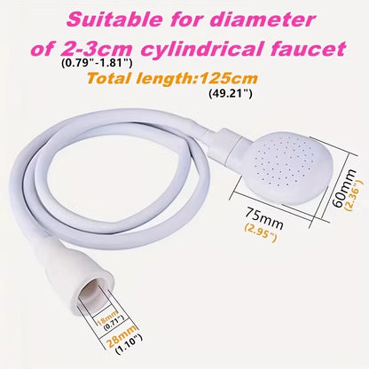 Faucet Shampoo Shower Pet Cat Dog Bath Faucet Sprayer, Multifunctional Faucet, Shower Head - Convenient Shampoo and Pet Cleaning