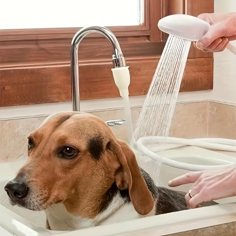 Faucet Shampoo Shower Pet Cat Dog Bath Faucet Sprayer, Multifunctional Faucet, Shower Head - Convenient Shampoo and Pet Cleaning