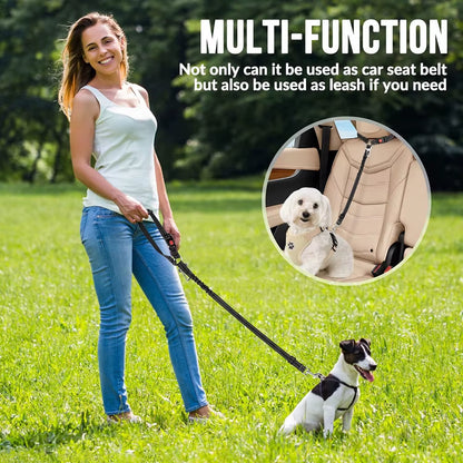 Multi-Functional Pet Seat Belt/ 3-In-1 Harness