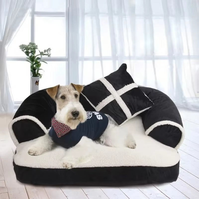 Double-Cushion Dog Bed/Sofa 