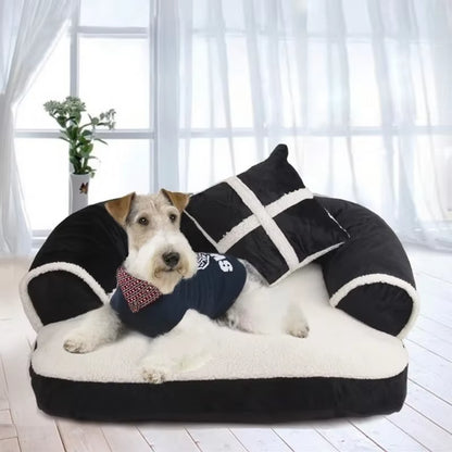 Double-Cushion Dog Bed/Sofa 
