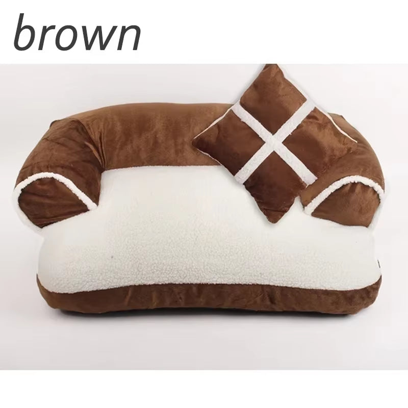Double-Cushion Dog Bed/Sofa 